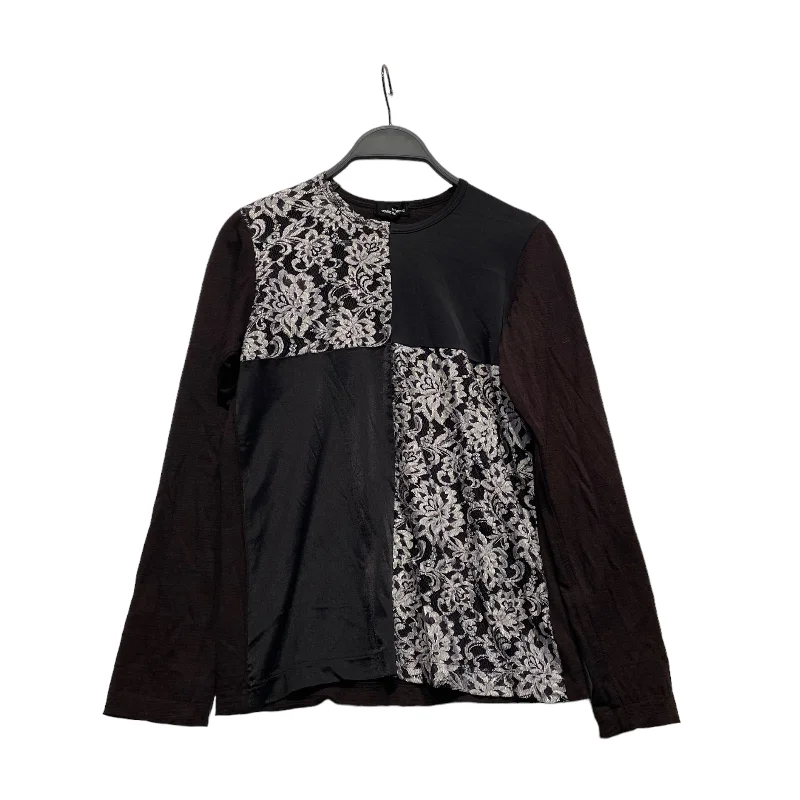 tricot COMME des GARCONS/LS T-Shirt/Brown/Wool/All Over Print/TT-040480/TT-040480